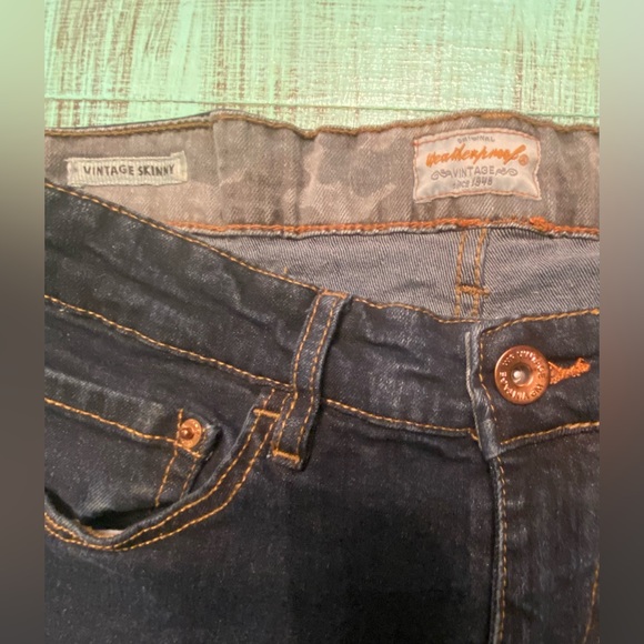 Mens Weatherproof Skinny Vintage Jeans Size 32 x 32 - Picture 4 of 9